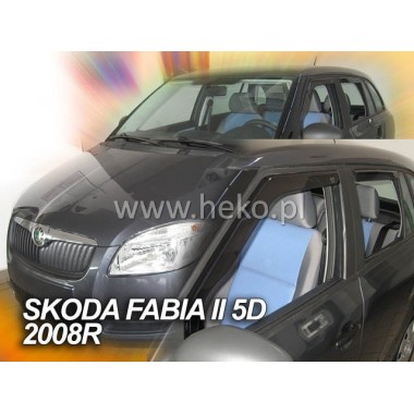 Дефлекторы боковых окон Team Heko для Skoda Fabia II Kombi (2008-2015) бренд – Team HEKO главное фото